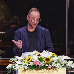 伊薩姆巴爾德威爾金森參加２０１８上海書展