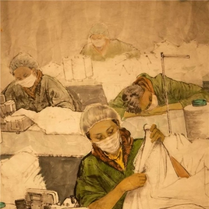 戰疫情|徐青峰：中國畫